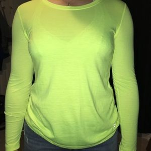 Danskin neon fitted shirt